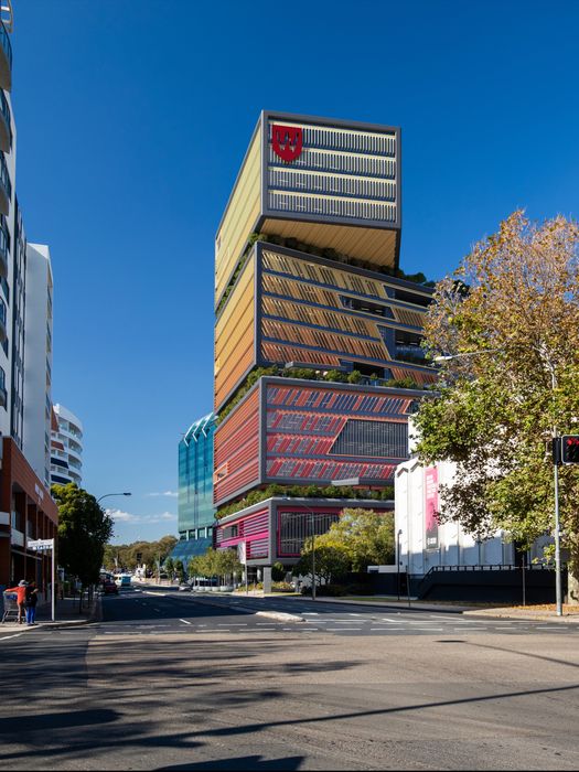 An artist’s impression of the future Western Sydney University campus and surrounding streets